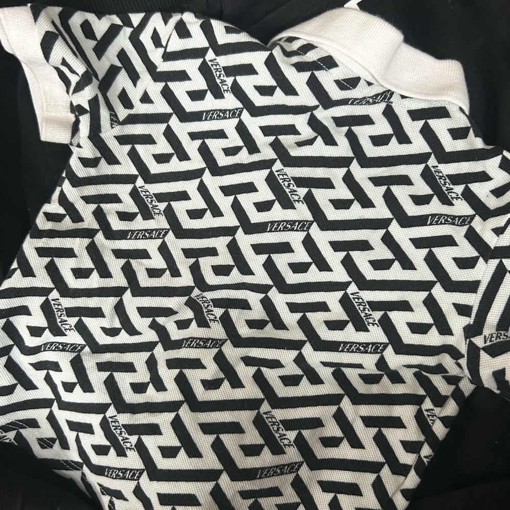 Kids Black and White Versace outfit 9-12months - Picture 3 of 4
